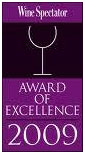 Wine Spectator Award 2009