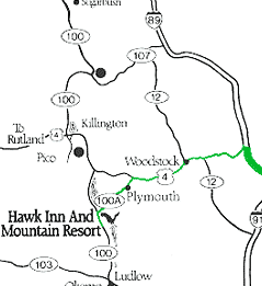 Map from Lebanon Municipal Airport