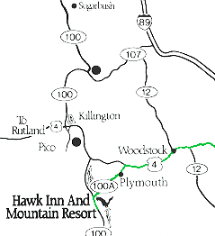 Map from Railroad Row in White River Junction