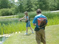 Fly fishing is a great family activity