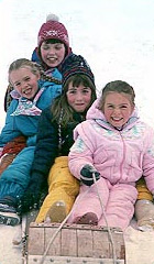 Hawk maintains the snow conditions in designated areas for safe sledding.