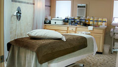 Treat yourself to a service in one of 3 private massage and body treatment suites